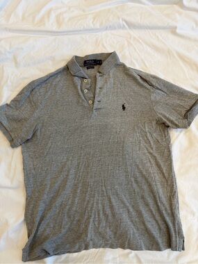 Polo by Ralph Lauren Heather Gray Short-Sleeve Polo